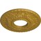 Ekena Millwork Hurley Ceiling Medallion (Fits Canopies up to 7 1/4"), 22 1/8"OD x 7 1/4"ID x 1 3/4"P, Pharaohs Gold CM26HUPGS - alternate 2